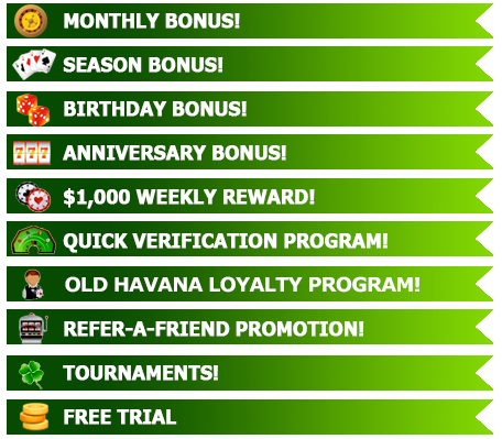 Bonus and Promotions for EXISTING Players